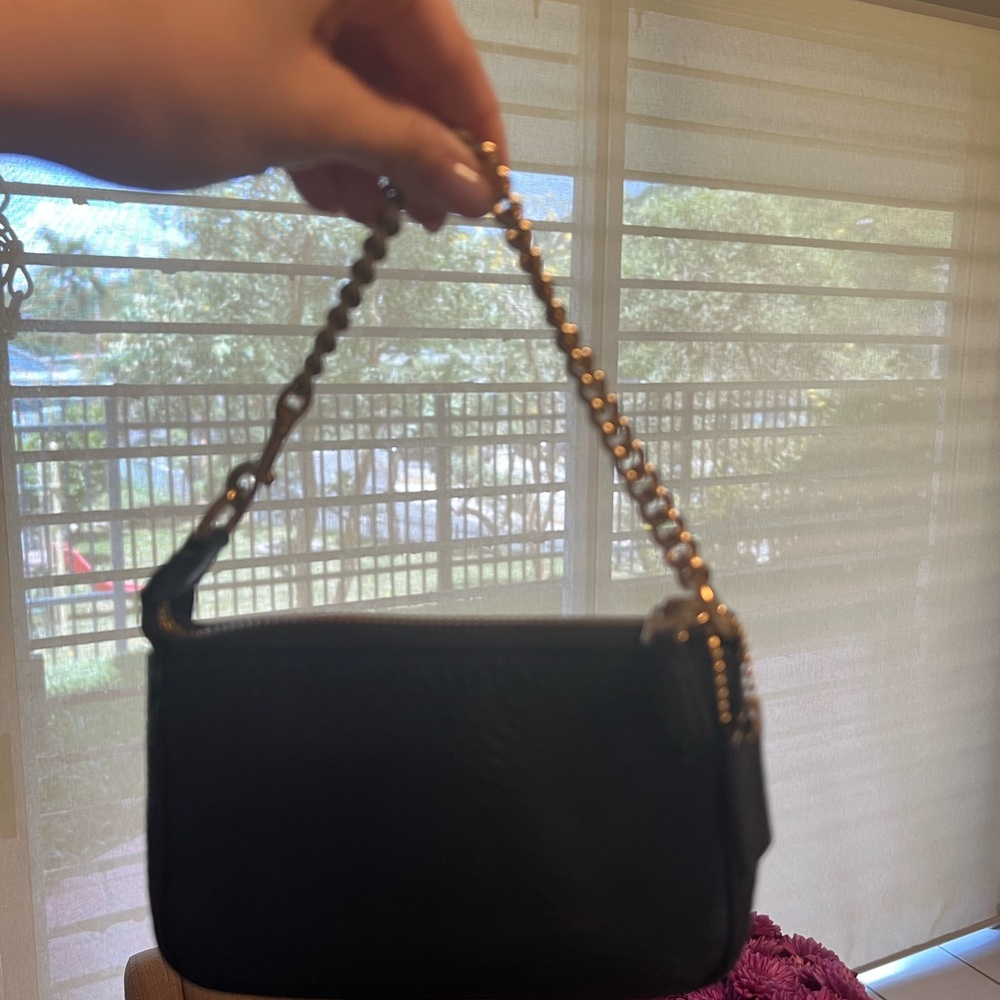 Authentic Coach Mini Bag in Black with Gold Chain - Picture 5 of 5